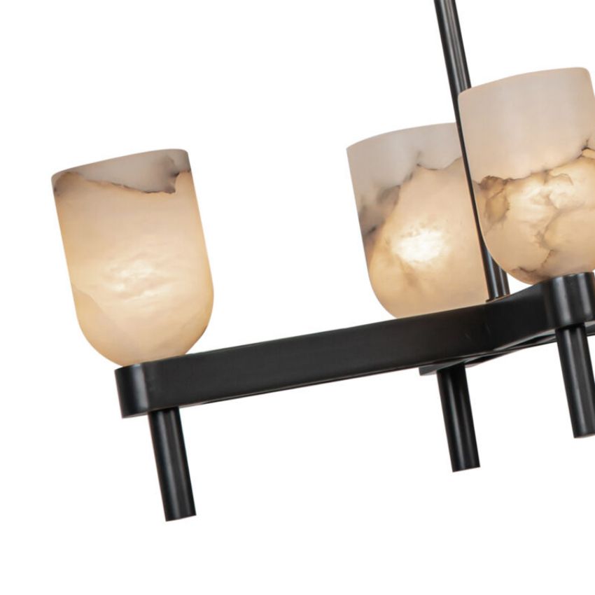 Harmonie Linear Chandelier 52"-Chandelier-Briglighting