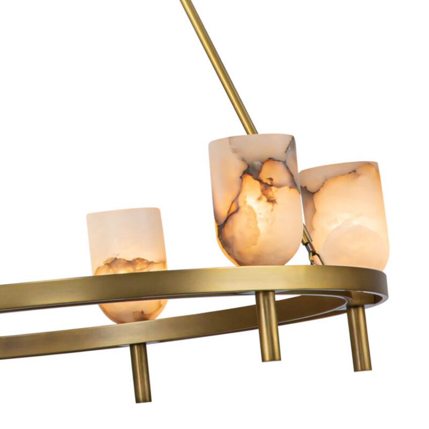 Harmonie Round Chandelier 32"-Chandelier-Briglighting