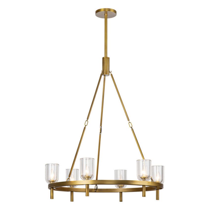 Harmonie Round Chandelier 32"-Chandelier-Briglighting