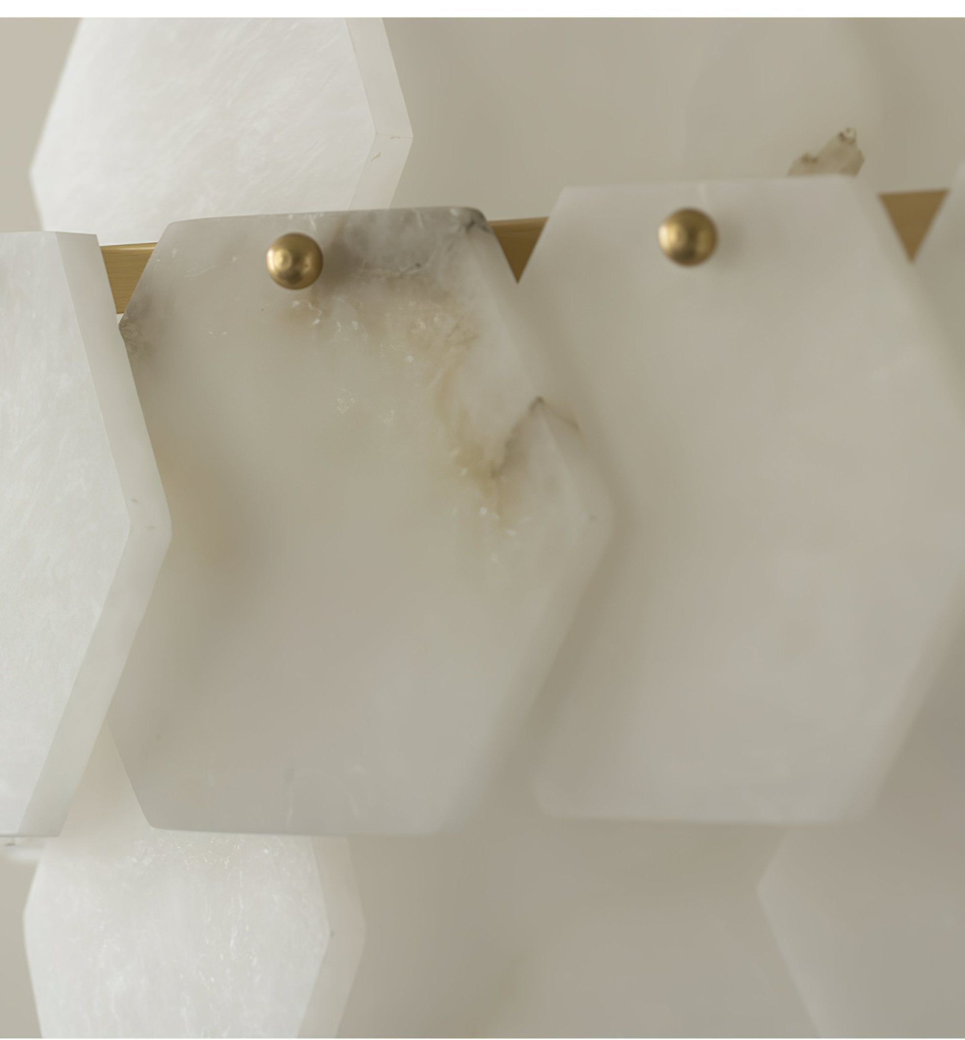 Elegant Hexa Cloud Alabaster Pendant Light-Chandelier-Briglighting