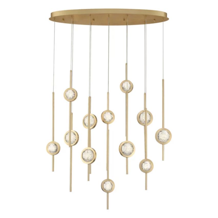 Issac Oval Chandelier-chandeliers for dining room,chandeliers for stairways,chandeliers for foyer,chandeliers for bedrooms,chandeliers for kitchen,chandeliers for living room-Briglighting