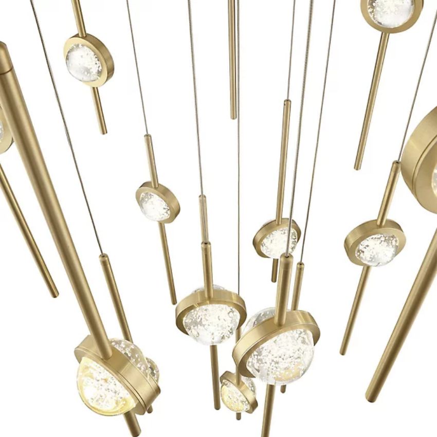 Issac Oval Chandelier-chandeliers for dining room,chandeliers for stairways,chandeliers for foyer,chandeliers for bedrooms,chandeliers for kitchen,chandeliers for living room-Briglighting