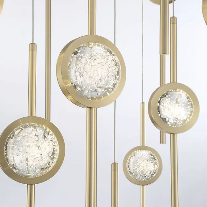 Issac Round Chandelier-chandeliers for dining room,chandeliers for stairways,chandeliers for foyer,chandeliers for bedrooms,chandeliers for kitchen,chandeliers for living room-Briglighting