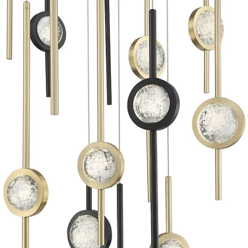 Issac Round Chandelier-chandeliers for dining room,chandeliers for stairways,chandeliers for foyer,chandeliers for bedrooms,chandeliers for kitchen,chandeliers for living room-Briglighting