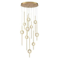 Issac Round Chandelier-chandeliers for dining room,chandeliers for stairways,chandeliers for foyer,chandeliers for bedrooms,chandeliers for kitchen,chandeliers for living room-Briglighting