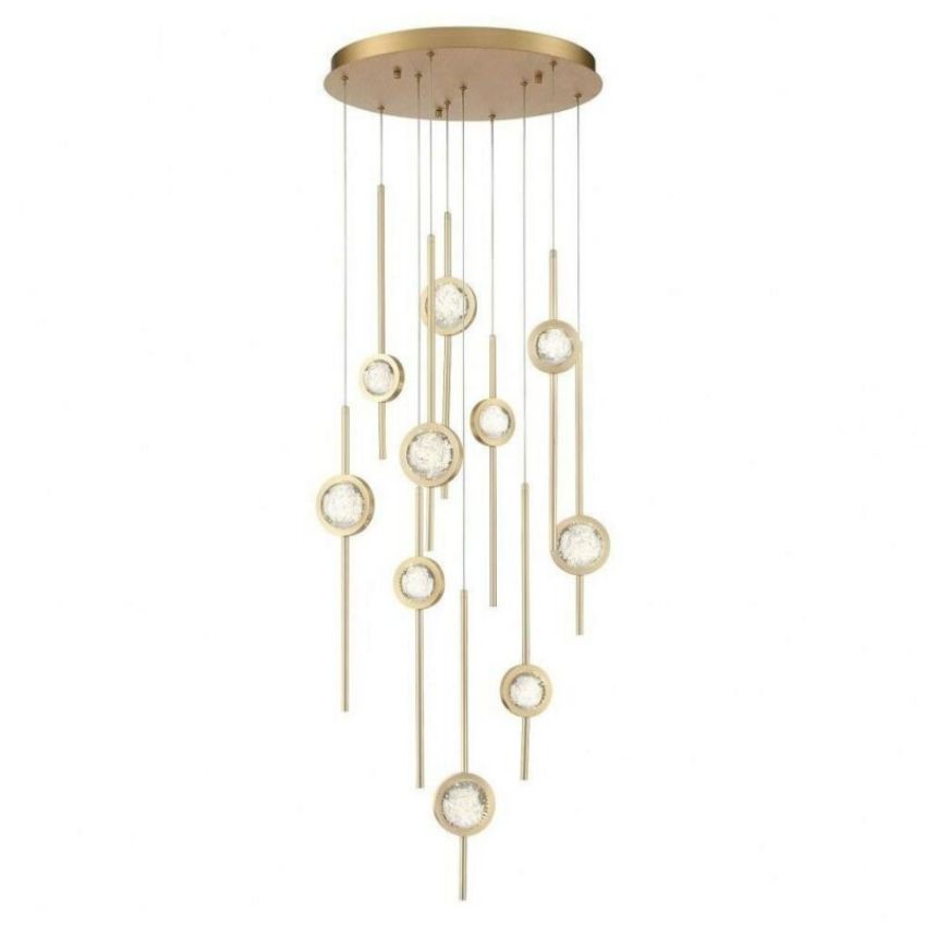 Issac Round Chandelier-chandeliers for dining room,chandeliers for stairways,chandeliers for foyer,chandeliers for bedrooms,chandeliers for kitchen,chandeliers for living room-Briglighting