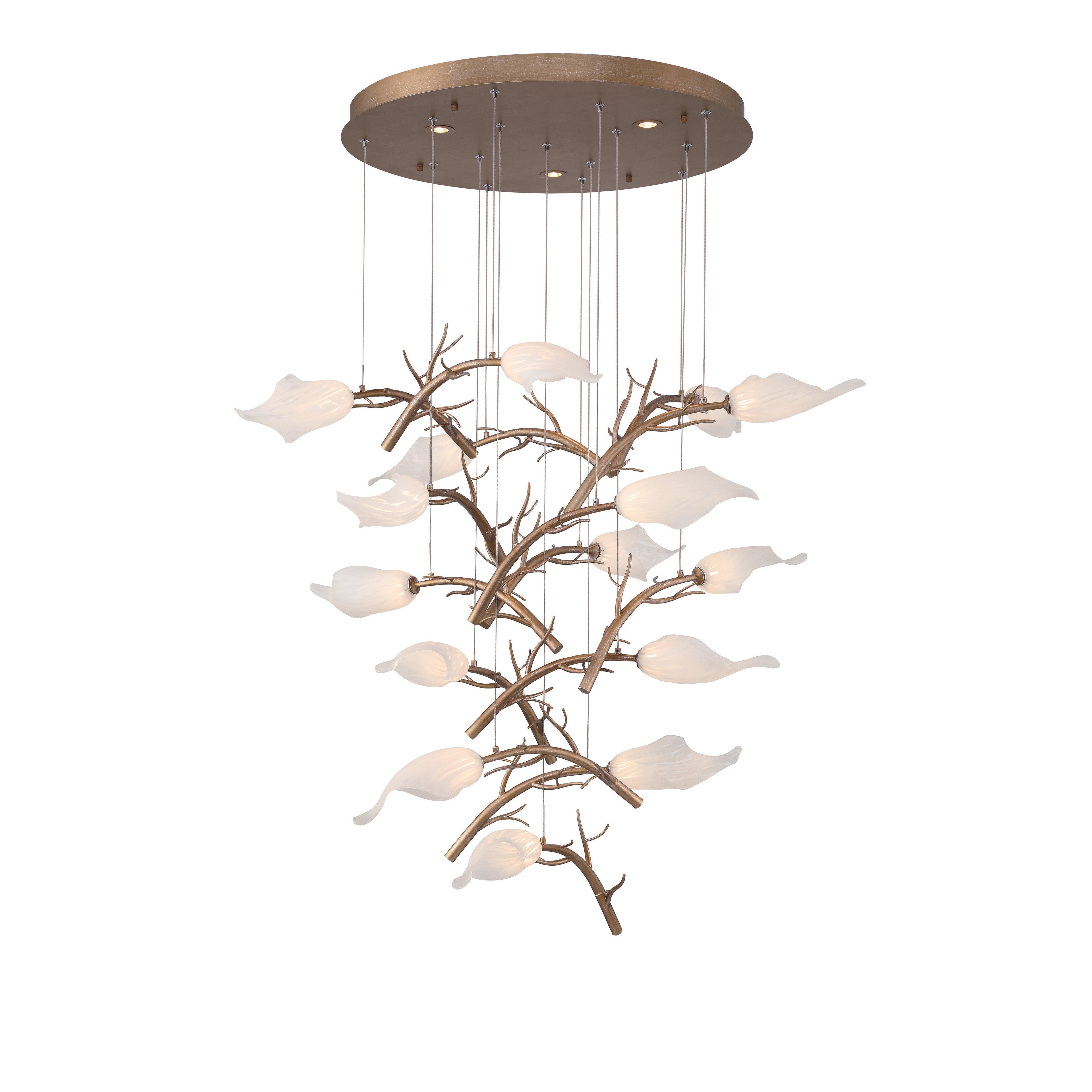 Matera Integrated LED Grand Chandelier 15-Light-Briglighting