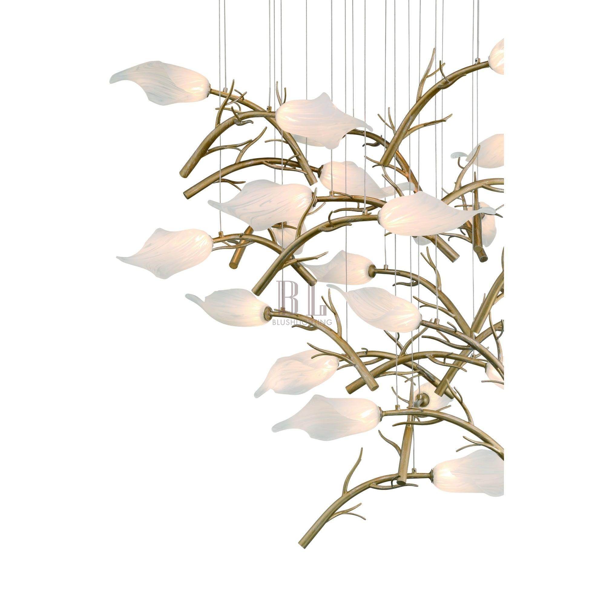Matera Integrated LED Grand Chandelier 25-Light-Briglighting