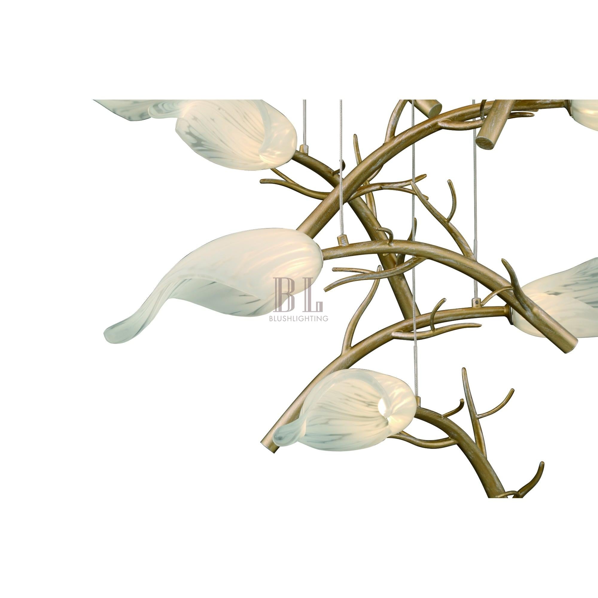 Matera Integrated LED Grand Chandelier 10-Light-Briglighting