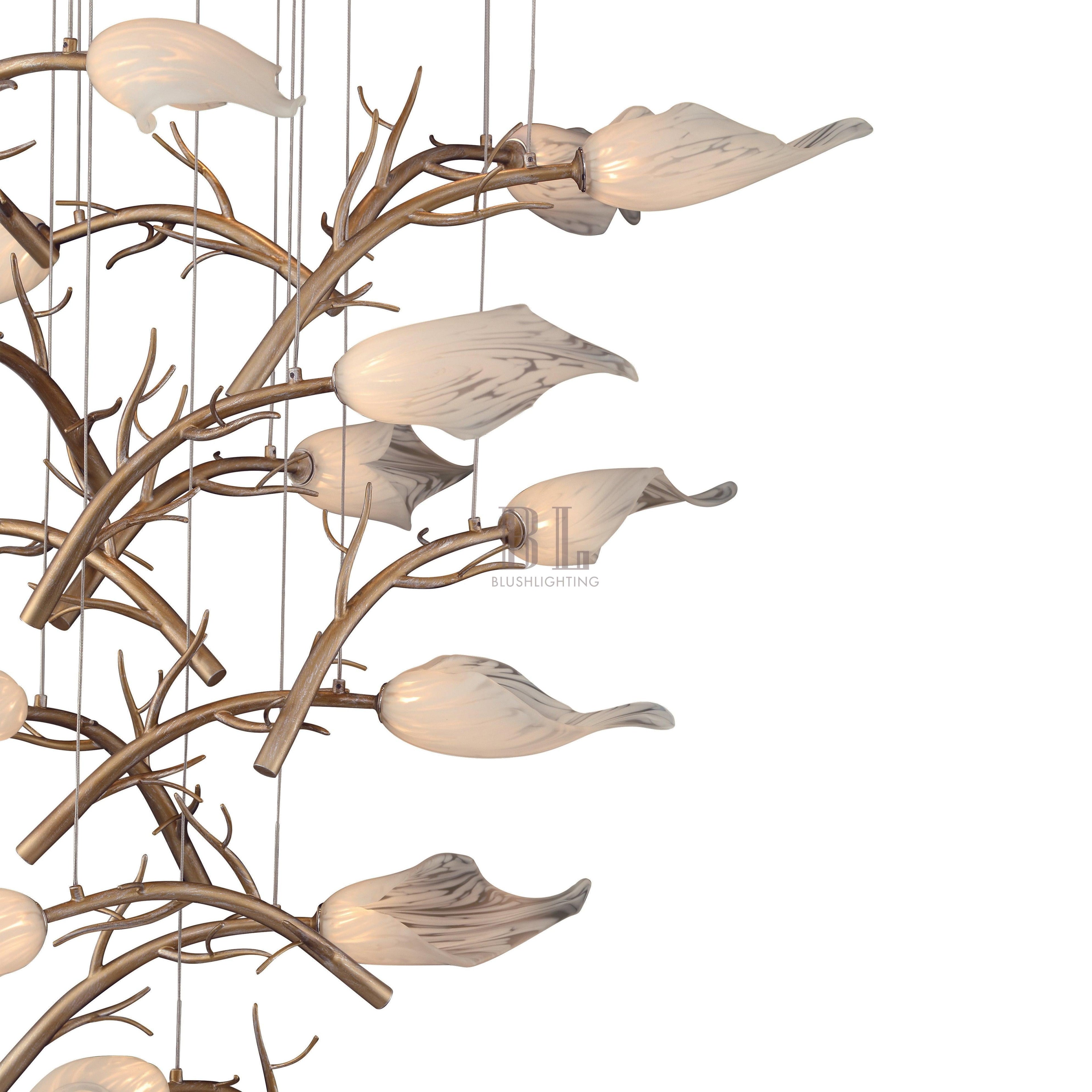 Matera Integrated LED Grand Chandelier 15-Light-Briglighting