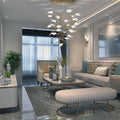Matera Integrated LED Grand Chandelier 25-Light-Briglighting