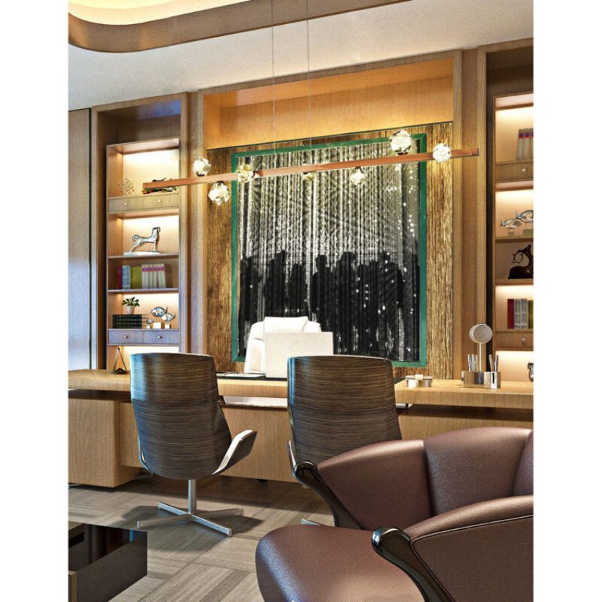 Julius Linear Chandelier-Chandelier-Briglighting