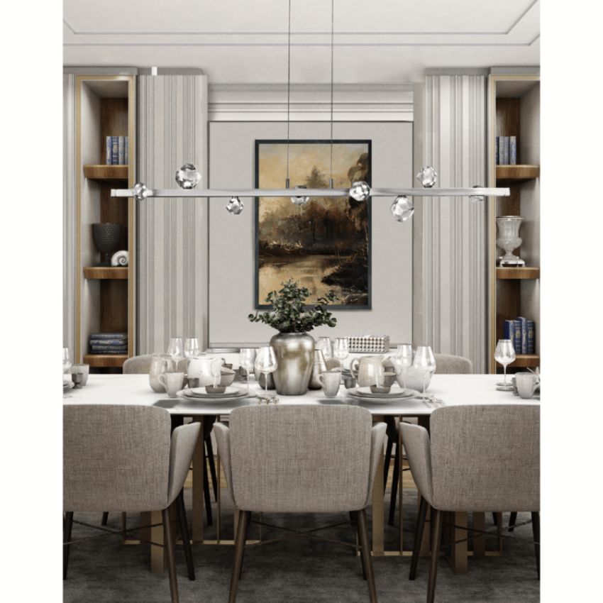 Julius Linear Chandelier-Chandelier-Briglighting