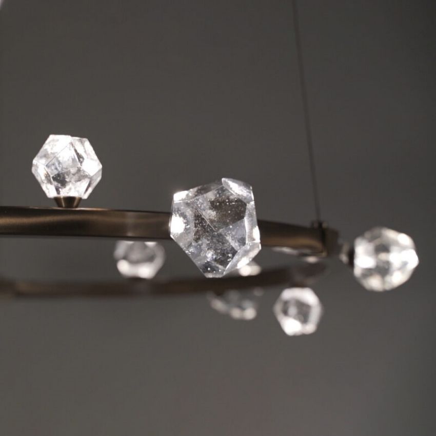 Julius Round Chandelier 40″-Chandelier-Briglighting