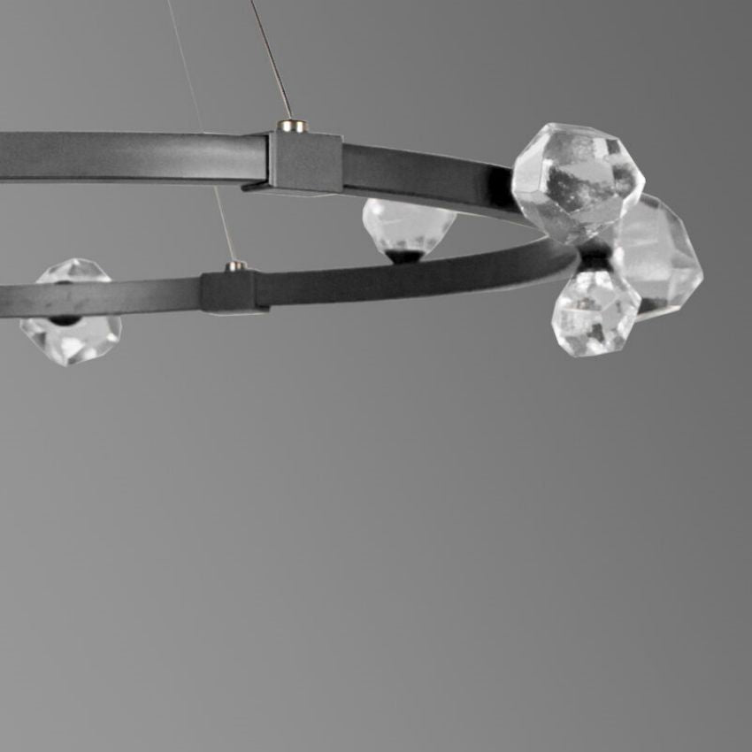 Julius Round Chandelier 40″-Chandelier-Briglighting