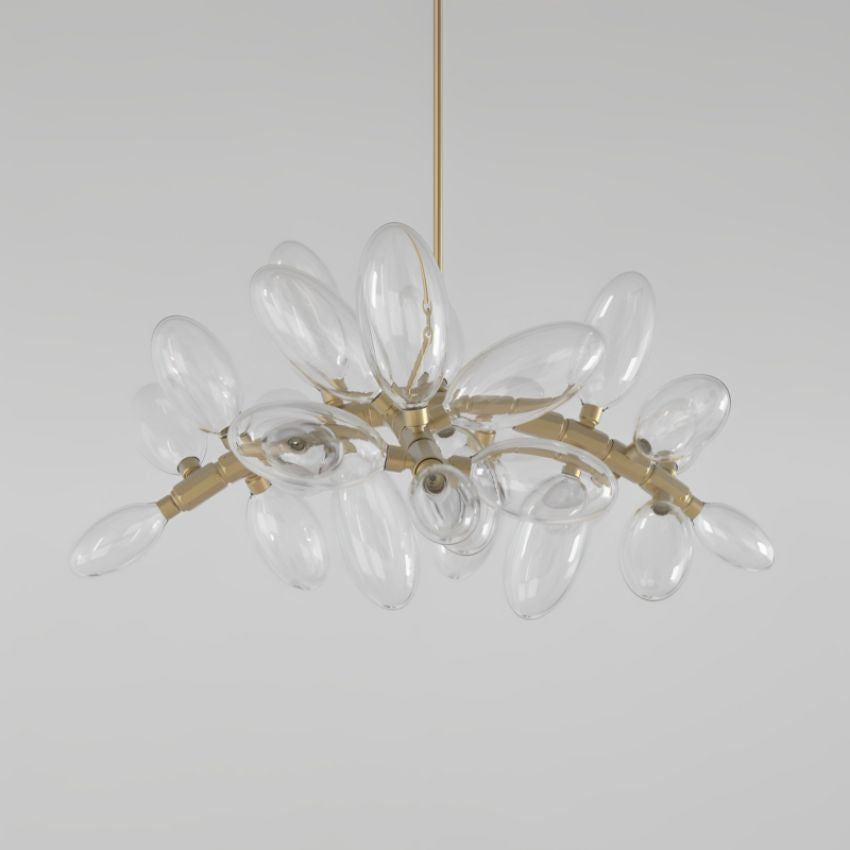 Kasen 25-Light Chandelier 42"W-chandelier for bedroom,chandelier for dining room,chandelier for stairways,chandelier for foyer,chandelier for bathrooms,chandelier for living room-Briglighting
