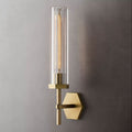 Lambert Hexagonal Grand Wall Sconce 19¼"H-Wall Sconce-Briglighting