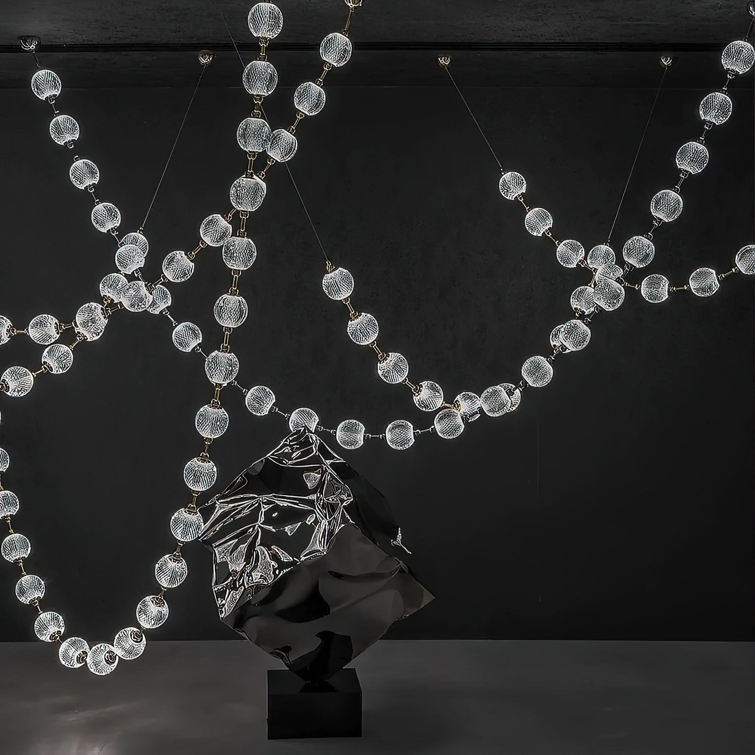 Strand Necklace Chandelier-Chandelier-Briglighting