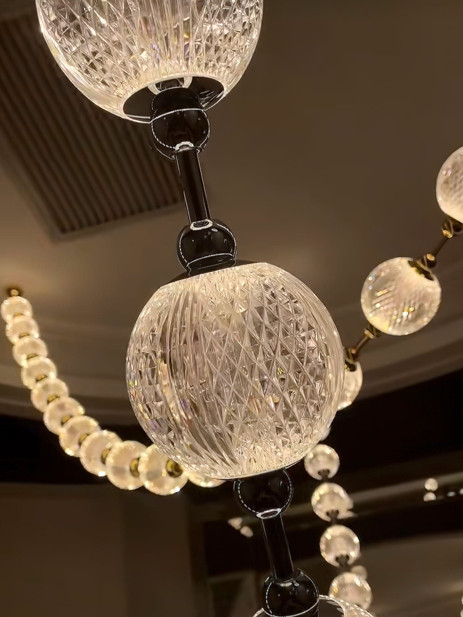 Strand Necklace Chandelier-Chandelier-Briglighting