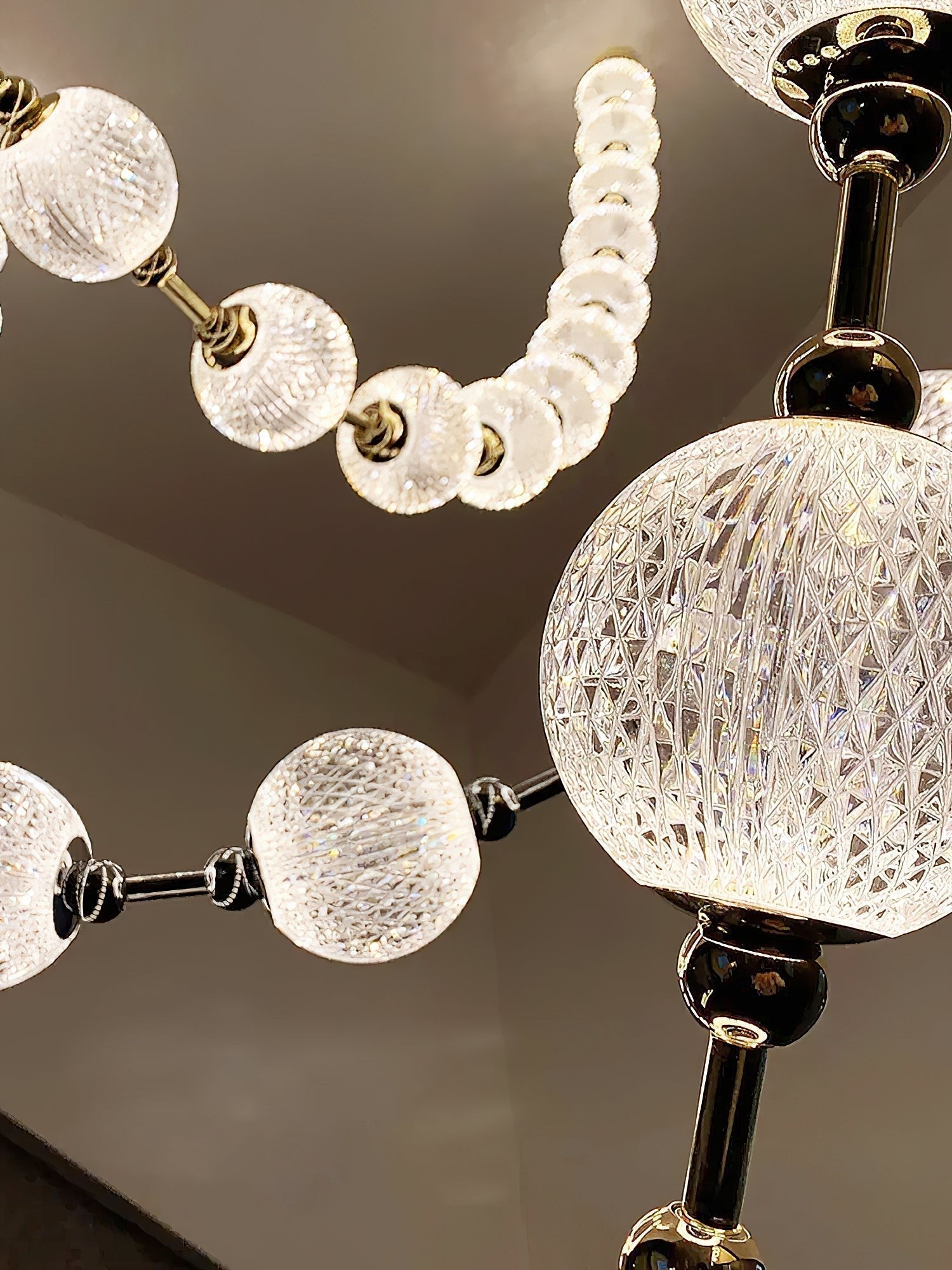 Strand Necklace Chandelier-Chandelier-Briglighting