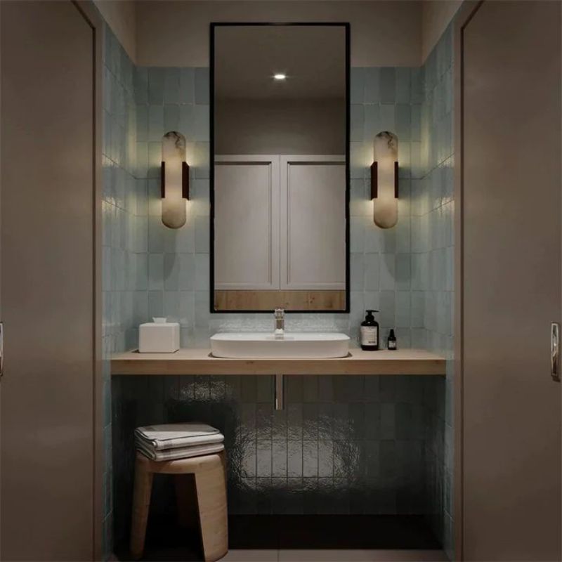 Alabaster Linear Sconce-Wall Sconce-Briglighting