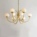 Alabaster Bloom Chandelier-Chandelier-Briglighting