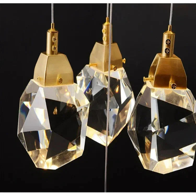 Eve Modern Crystal Chandelier for Staircase-Briglighting
