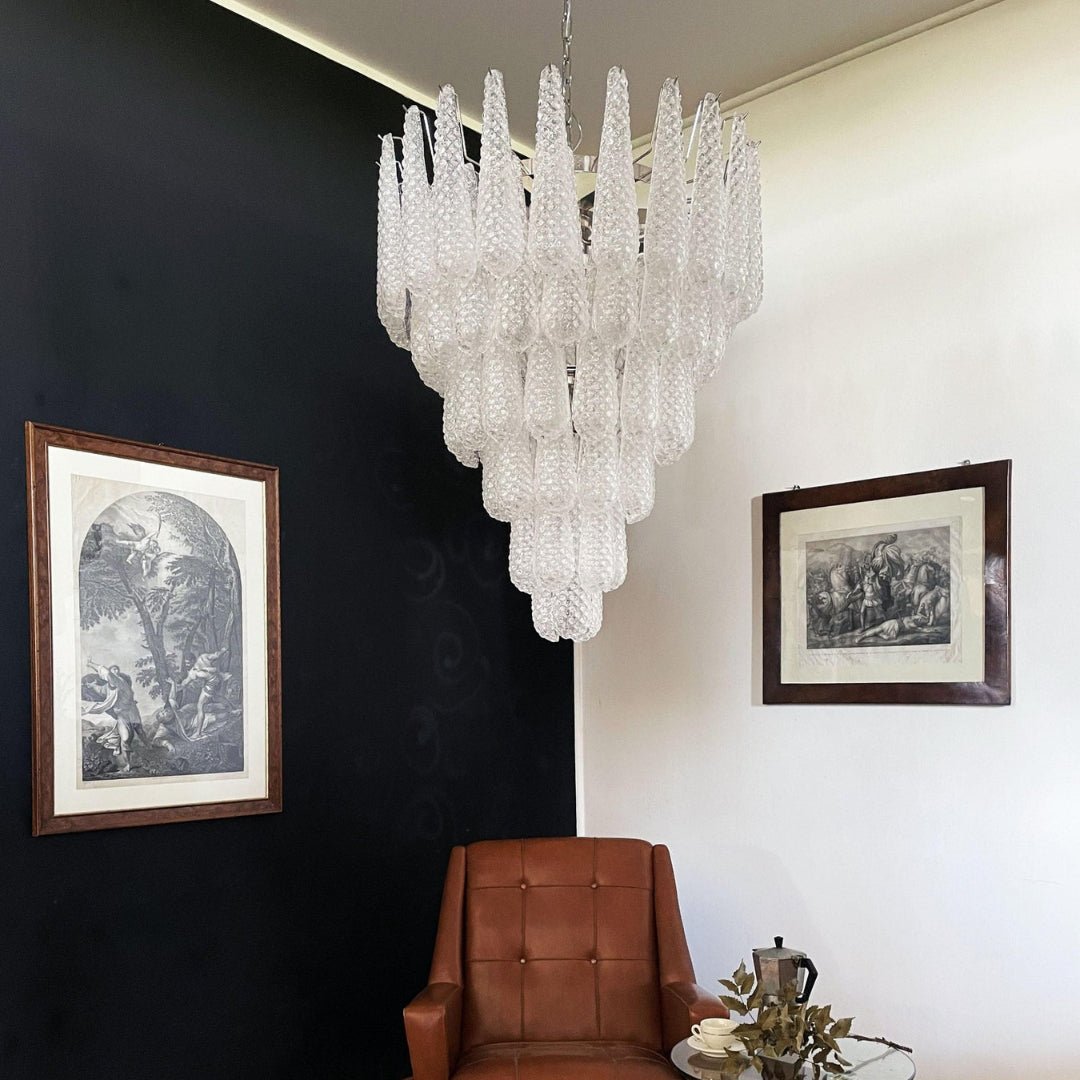 Exquisite Murano Glass Dewdrop Chandelier-Chandelier-Briglighting