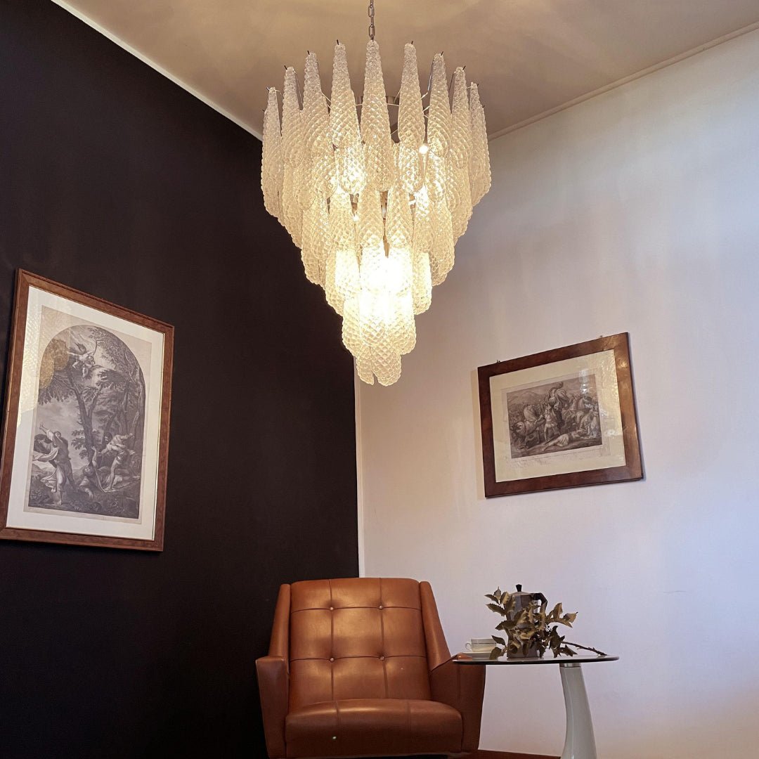 Exquisite Murano Glass Dewdrop Chandelier-Chandelier-Briglighting