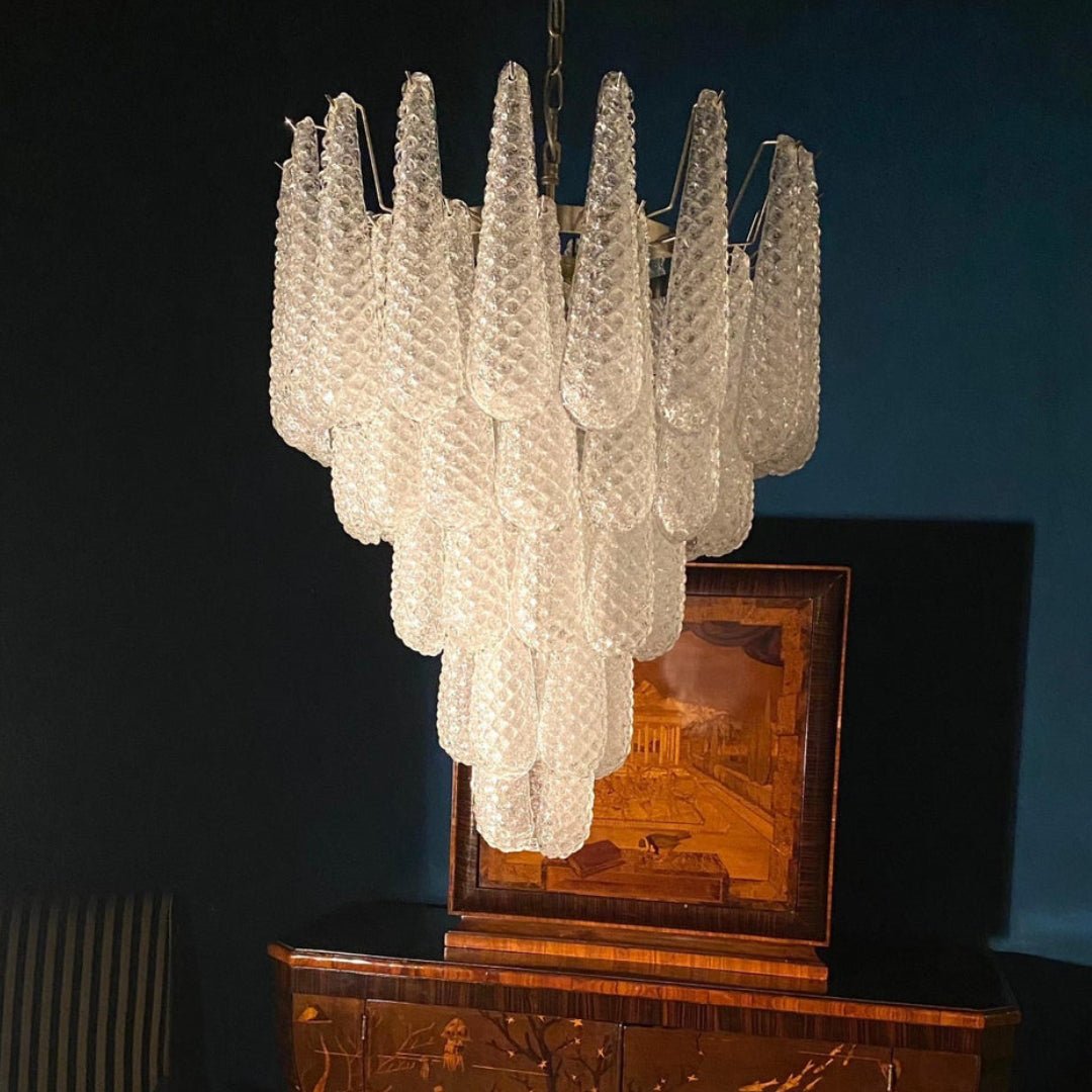 Exquisite Murano Glass Dewdrop Chandelier-Chandelier-Briglighting