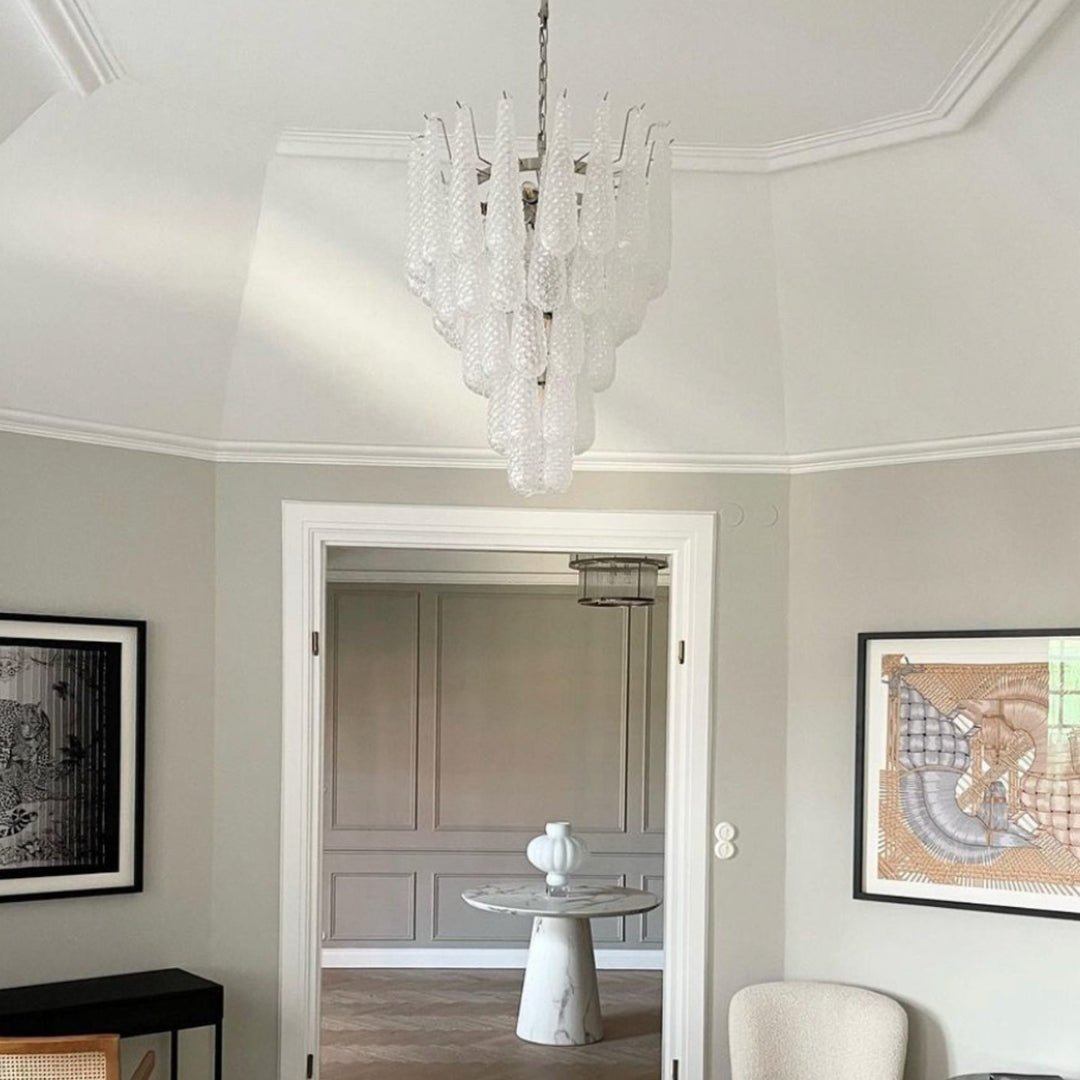 Exquisite Murano Glass Dewdrop Chandelier-Chandelier-Briglighting