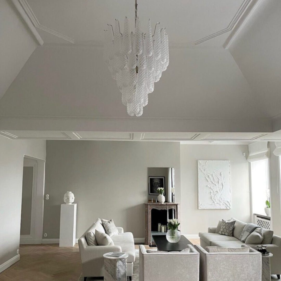 Exquisite Murano Glass Dewdrop Chandelier-Chandelier-Briglighting