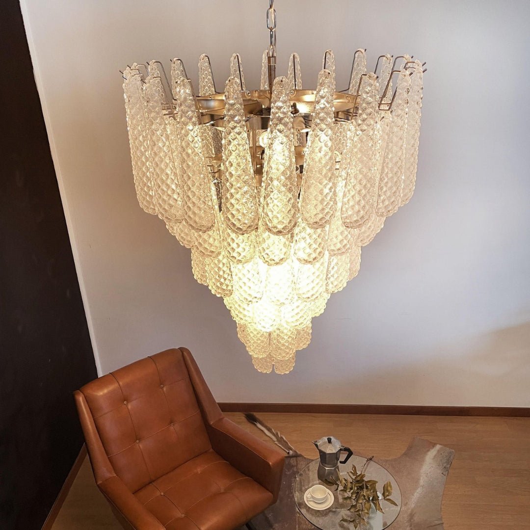 Exquisite Murano Glass Dewdrop Chandelier-Chandelier-Briglighting