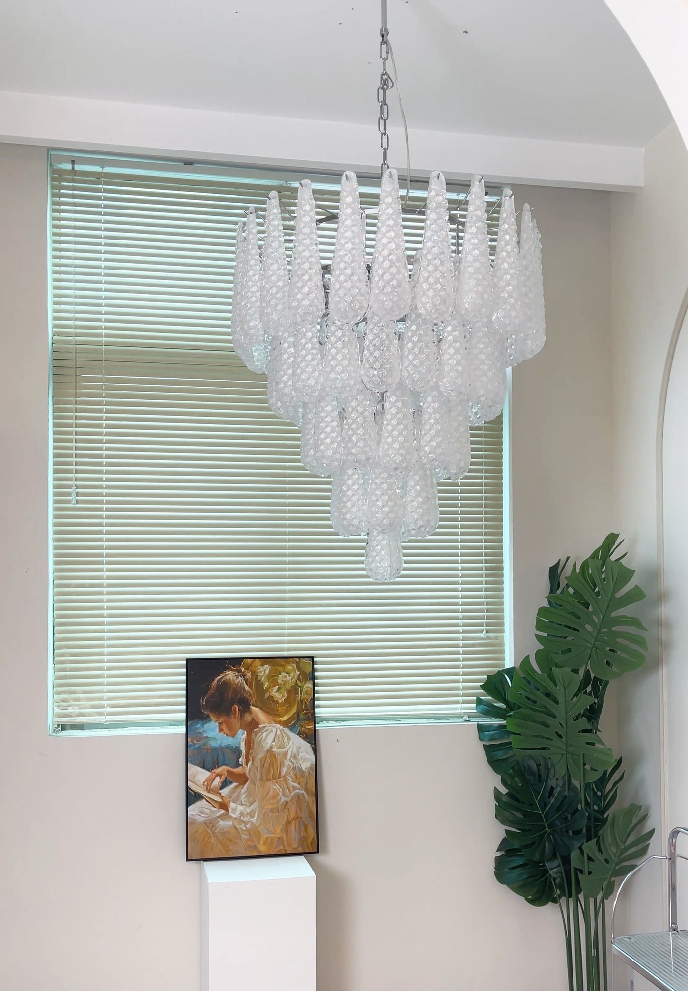 Exquisite Murano Glass Dewdrop Chandelier-Chandelier-Briglighting
