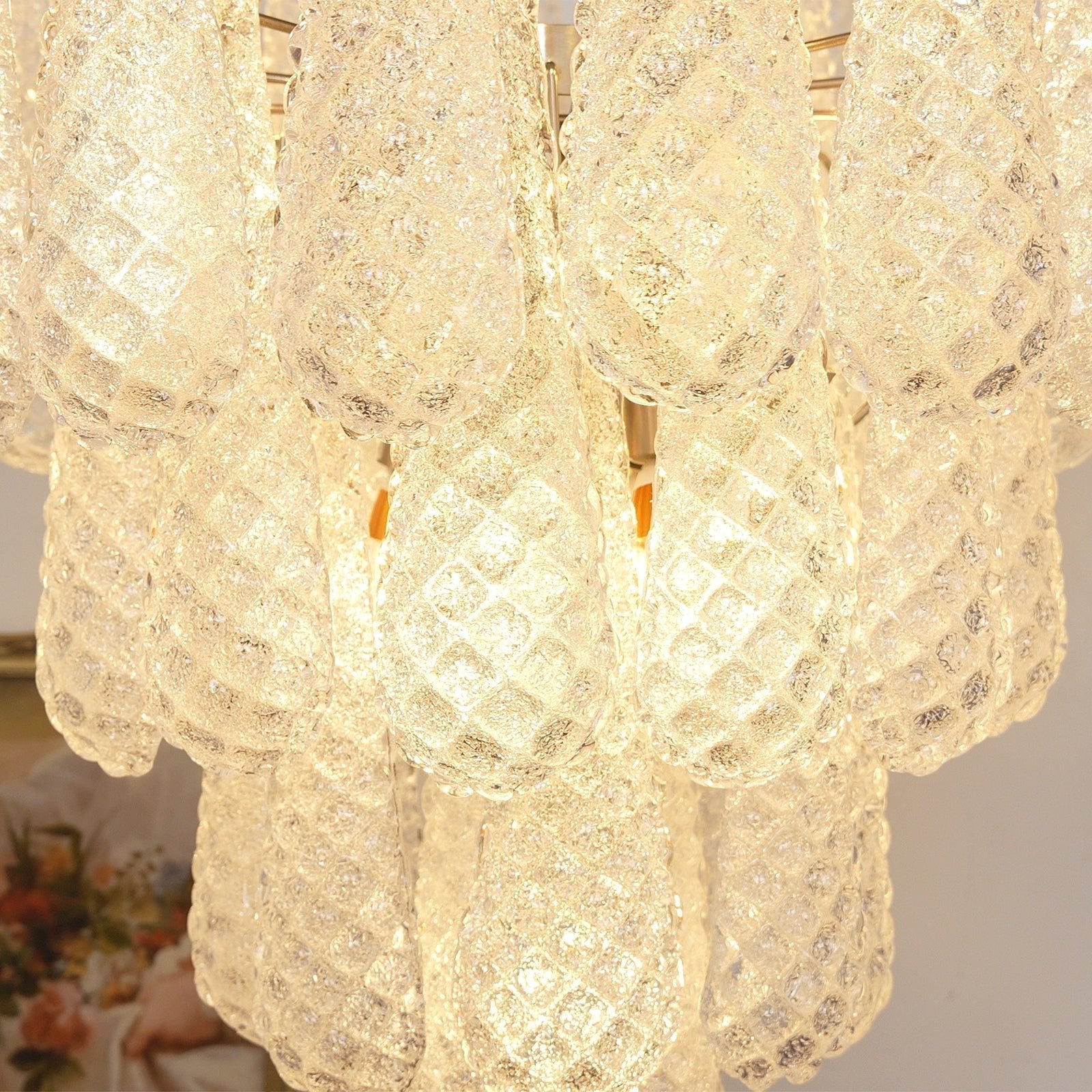 Exquisite Murano Glass Dewdrop Chandelier-Chandelier-Briglighting
