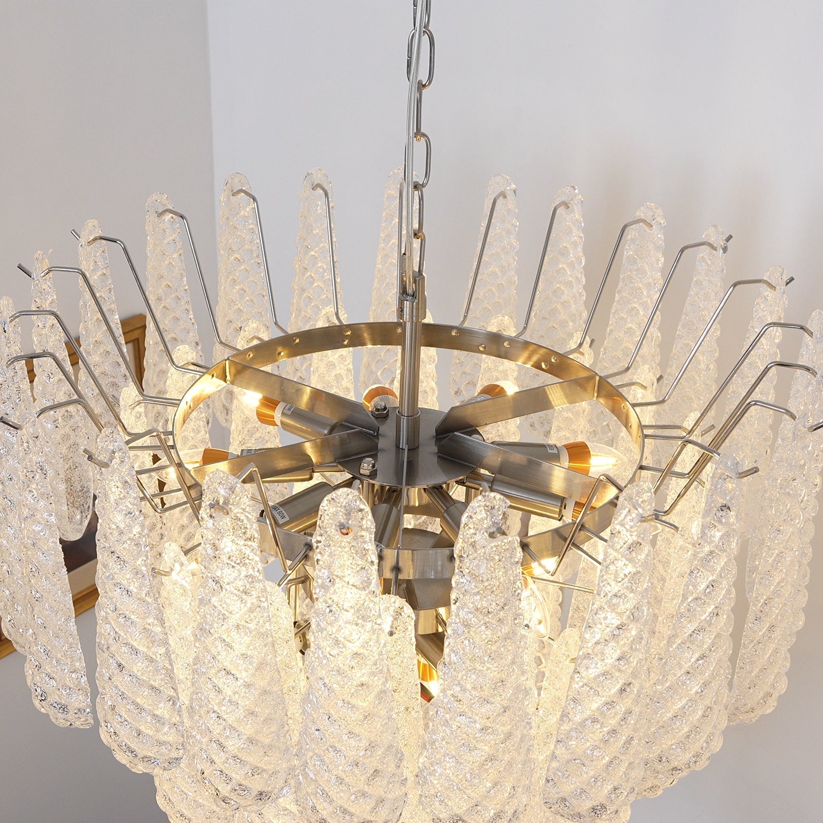 Exquisite Murano Glass Dewdrop Chandelier-Chandelier-Briglighting