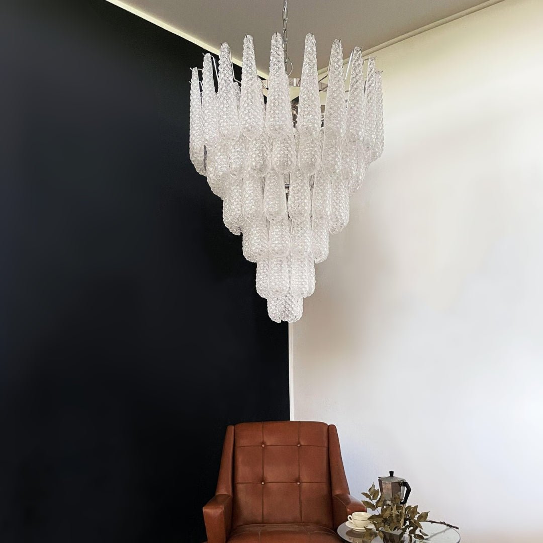 Exquisite Murano Glass Dewdrop Chandelier-Chandelier-Briglighting