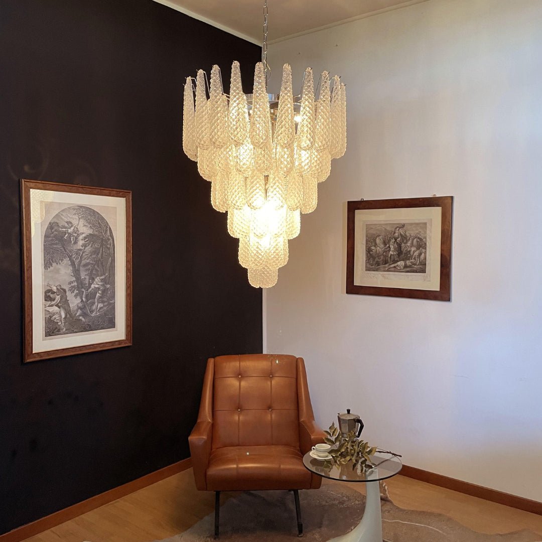 Exquisite Murano Glass Dewdrop Chandelier-Chandelier-Briglighting