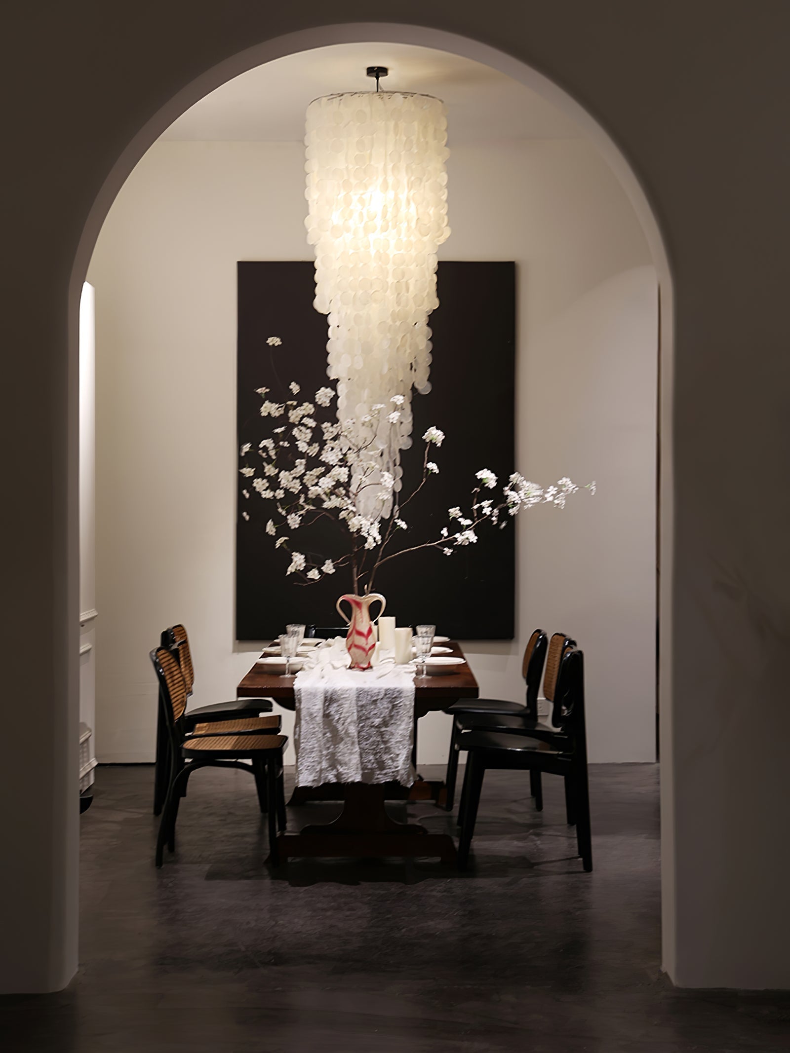 Modern Nerida Shell Chandelier-Chandelier-Briglighting