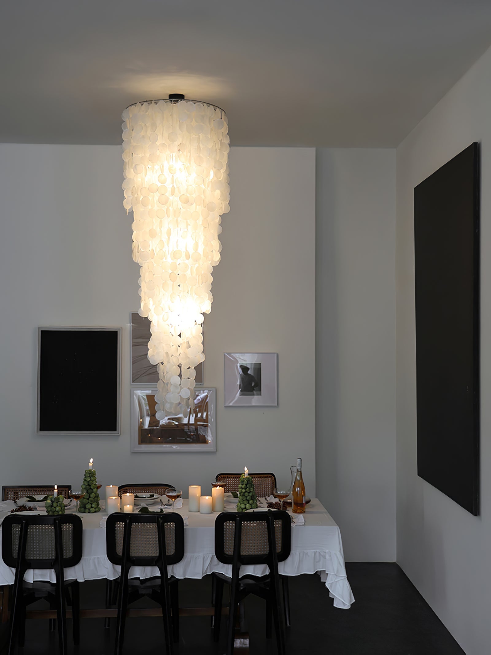 Modern Nerida Shell Chandelier-Chandelier-Briglighting