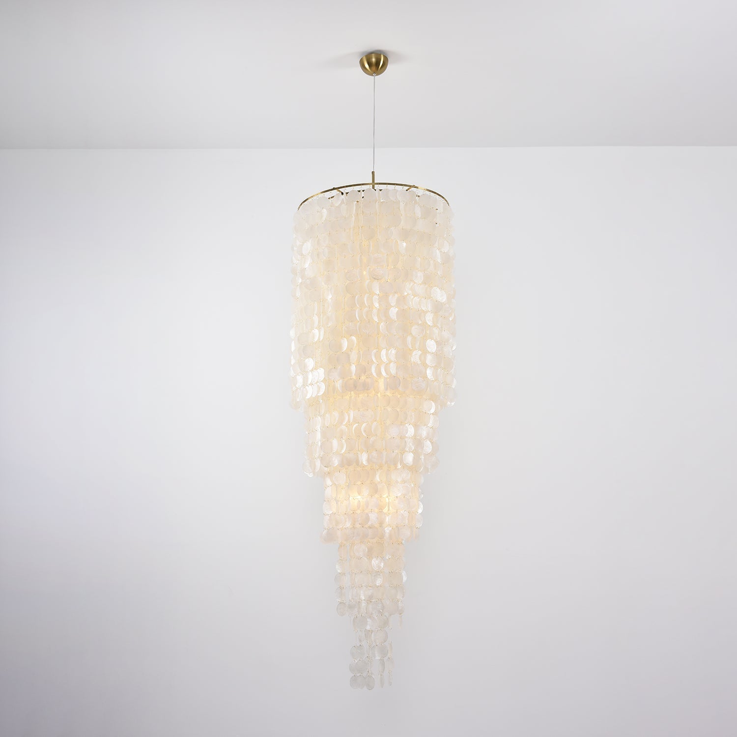 Modern Nerida Shell Chandelier-Chandelier-Briglighting