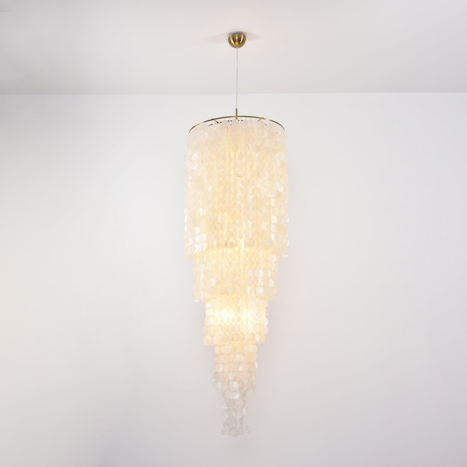 Modern Nerida Shell Chandelier-Chandelier-Briglighting