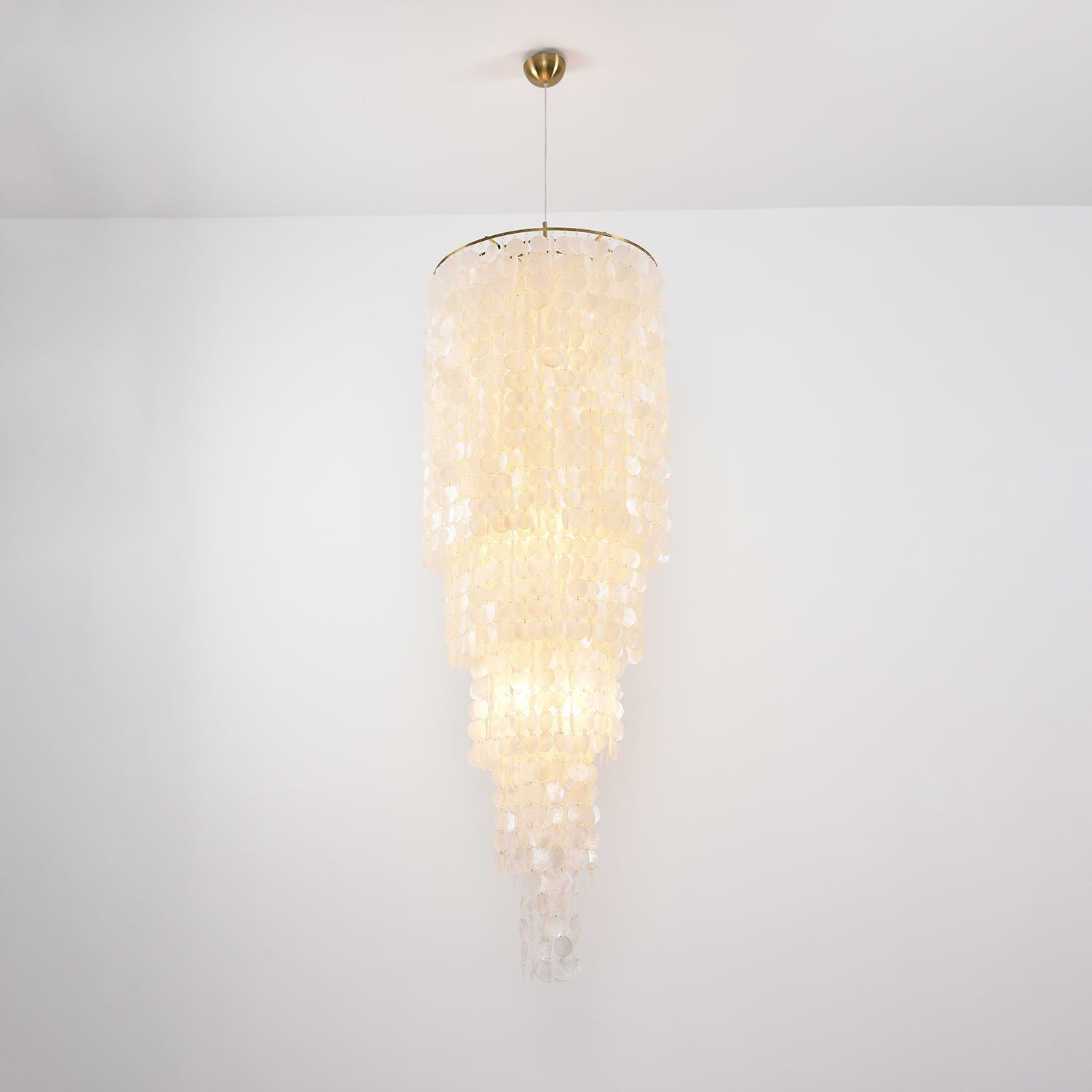 Modern Nerida Shell Chandelier-Chandelier-Briglighting