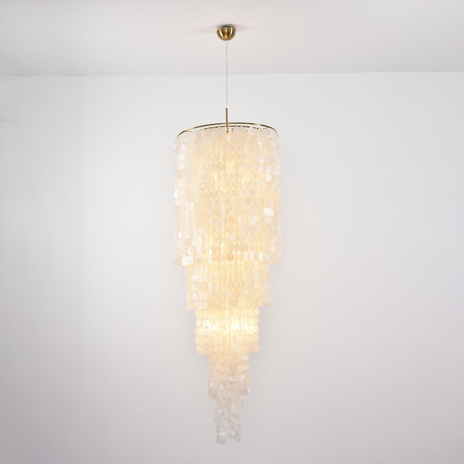 Modern Nerida Shell Chandelier-Chandelier-Briglighting