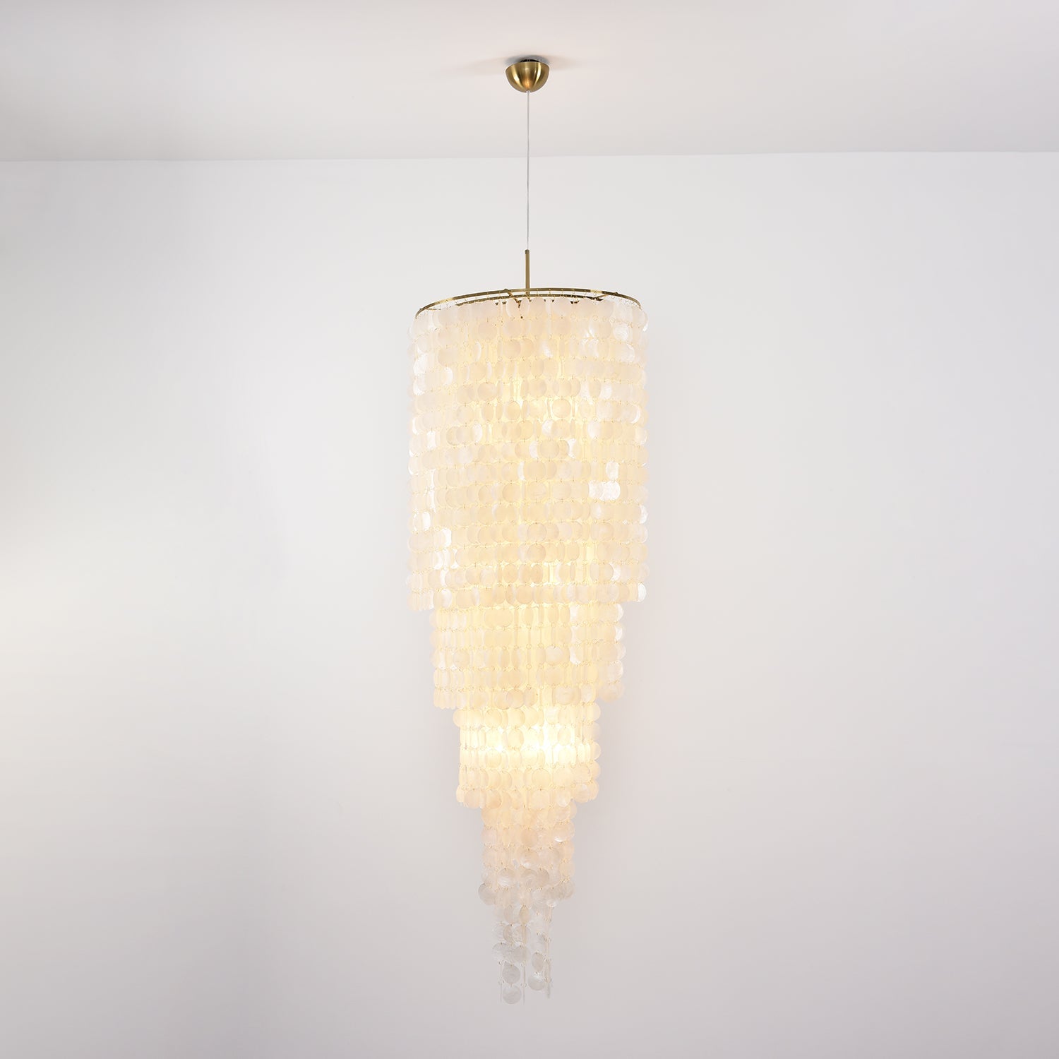 Modern Nerida Shell Chandelier-Chandelier-Briglighting