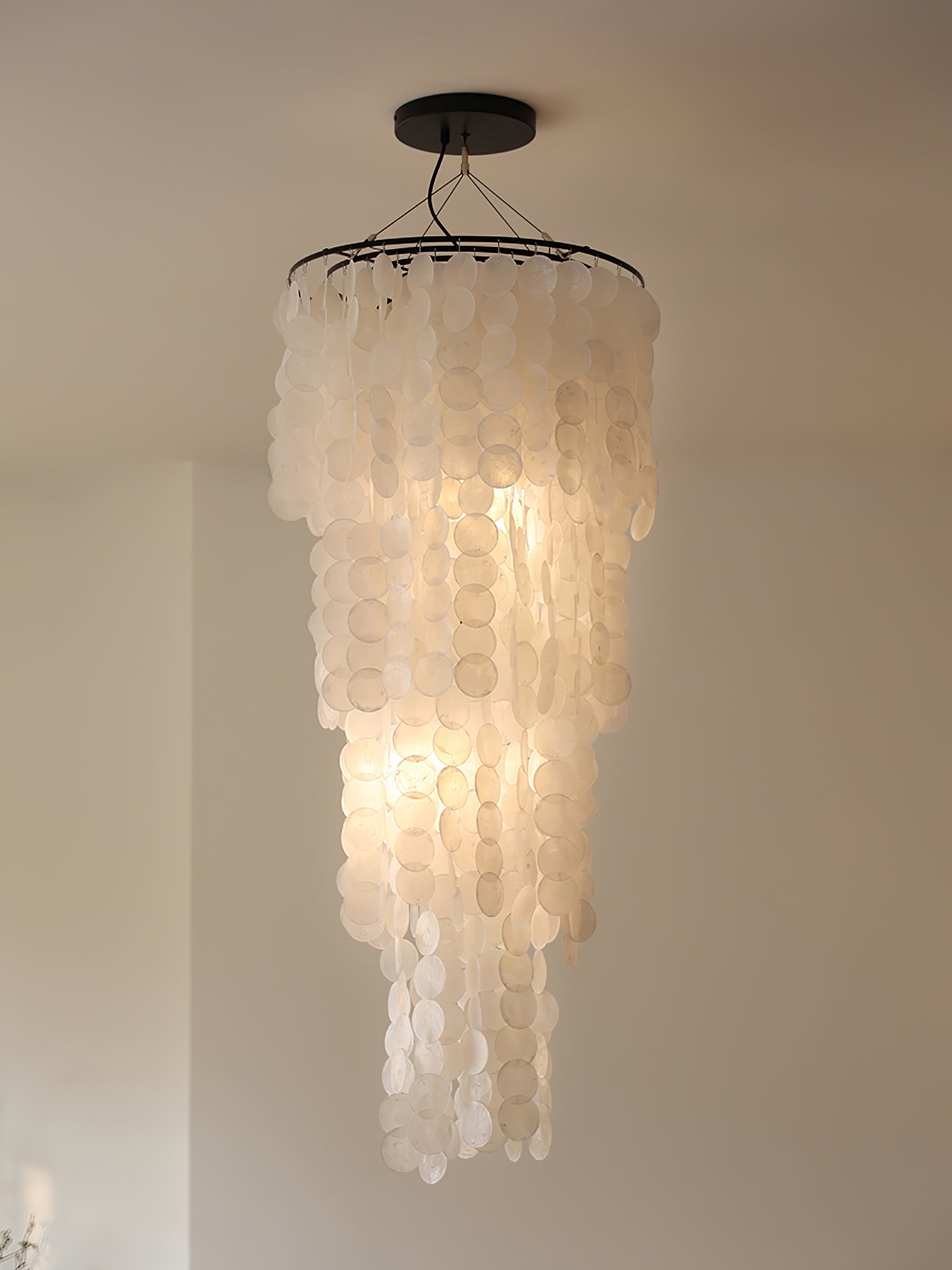 Modern Nerida Shell Chandelier-Chandelier-Briglighting