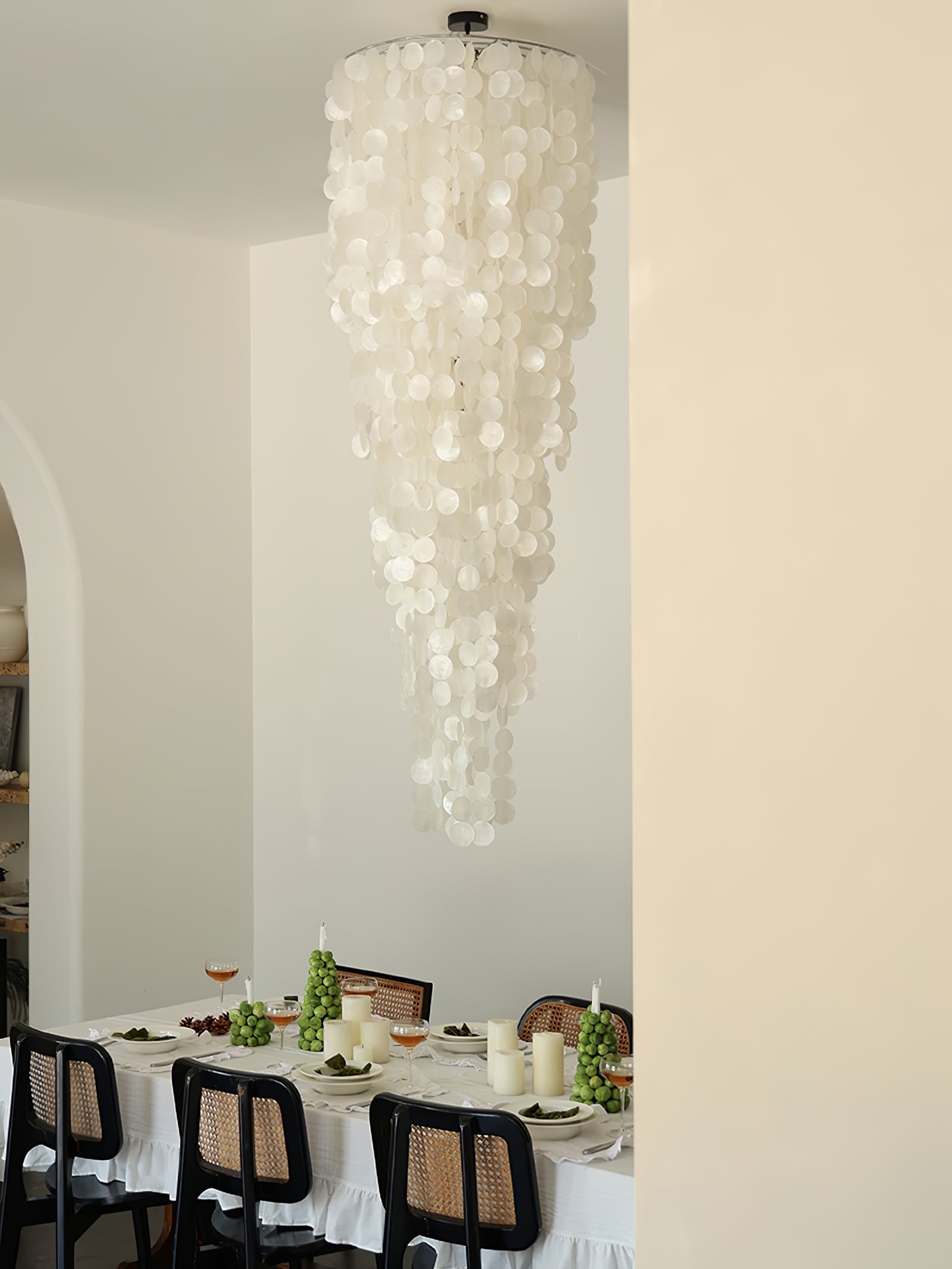 Modern Nerida Shell Chandelier-Chandelier-Briglighting