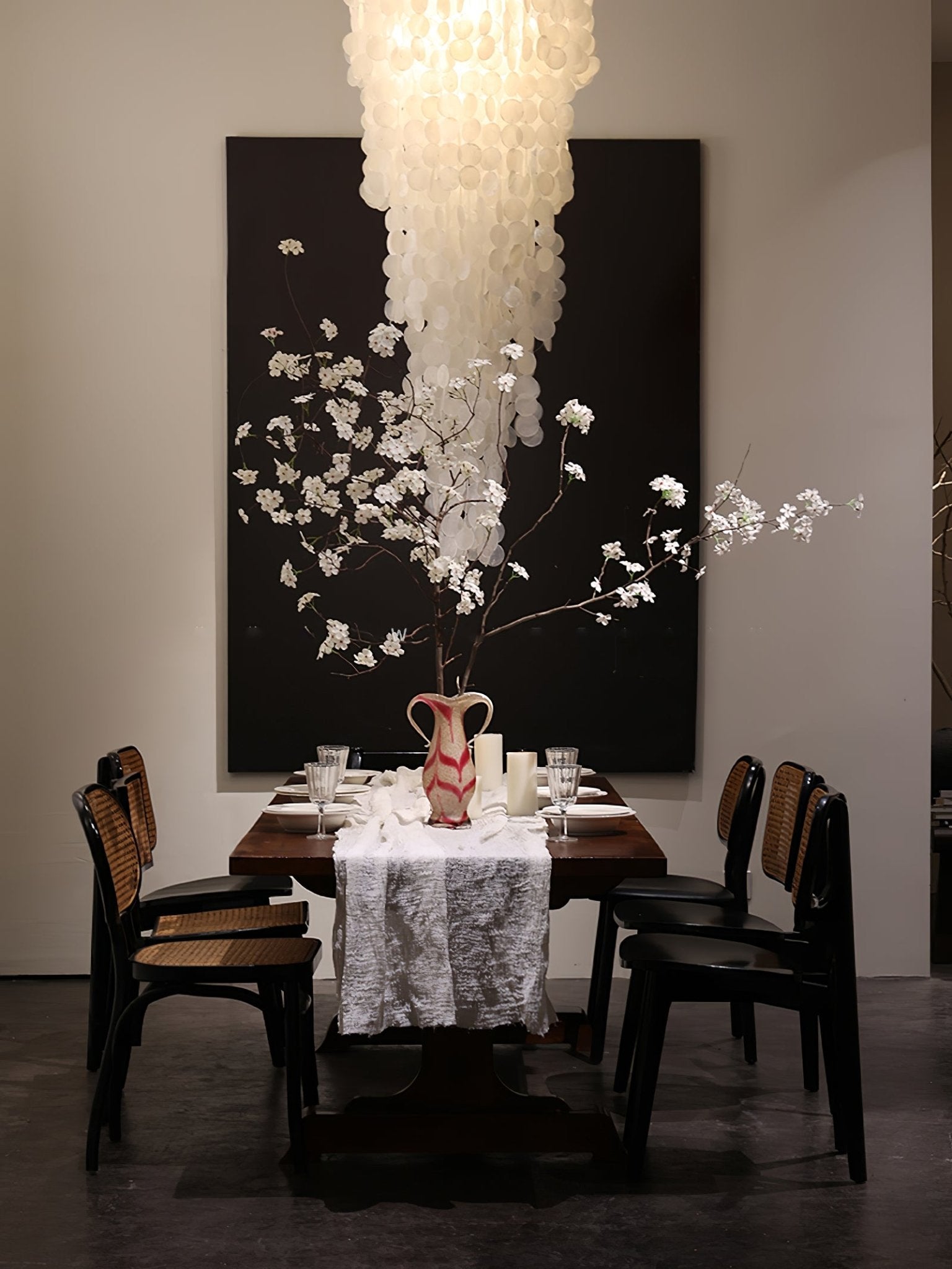 Modern Nerida Shell Chandelier-Chandelier-Briglighting