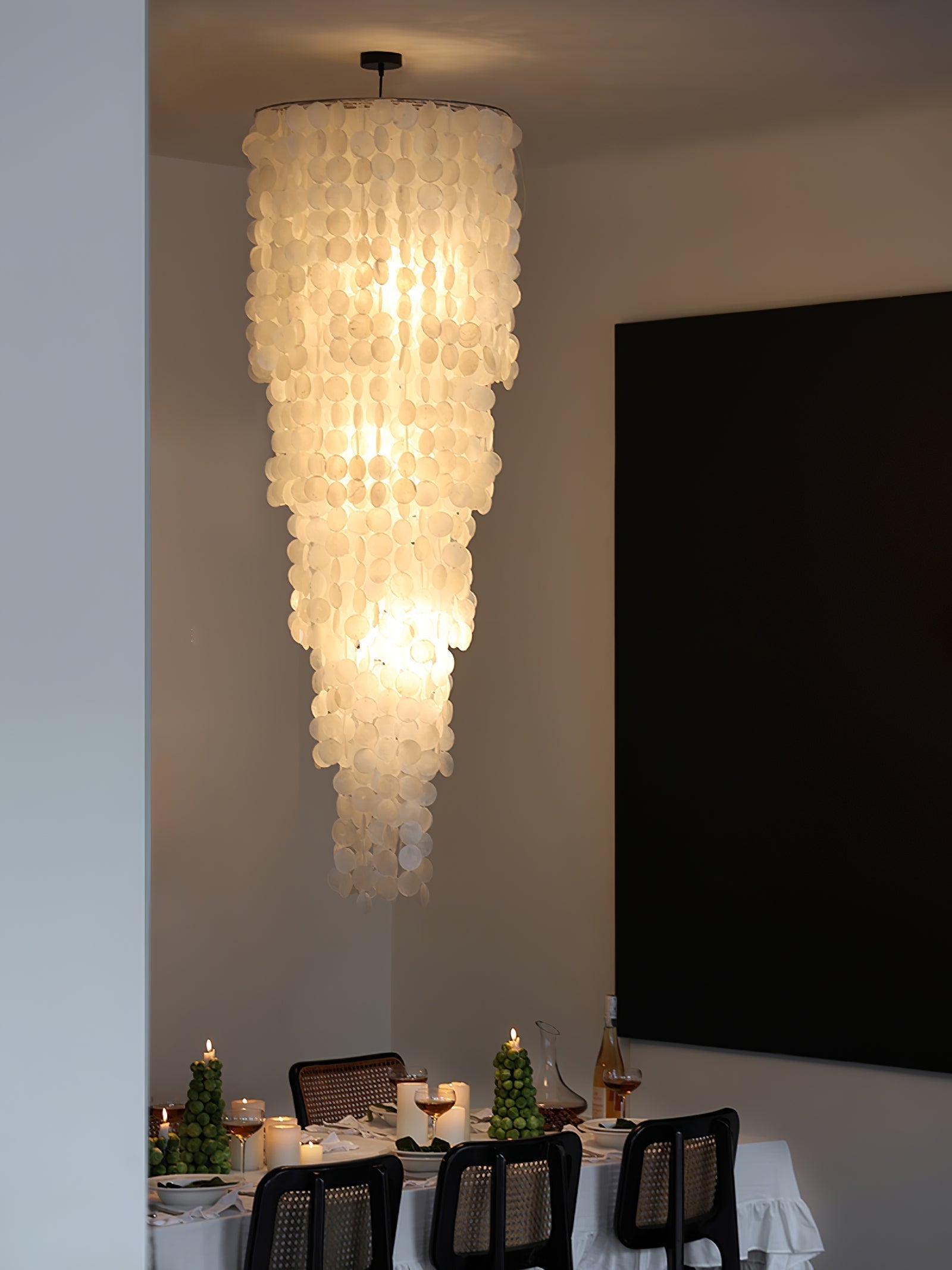 Modern Nerida Shell Chandelier-Chandelier-Briglighting