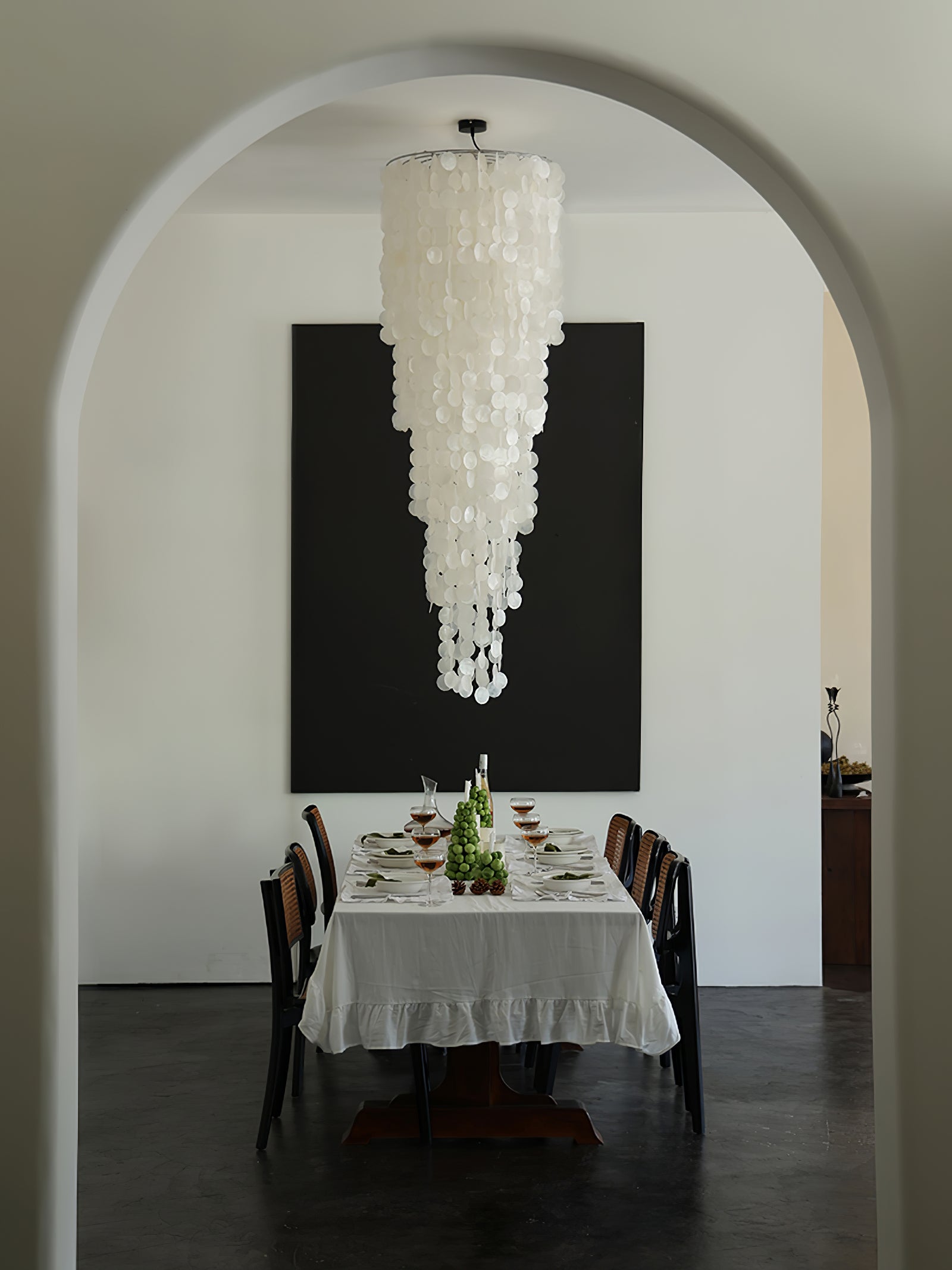 Modern Nerida Shell Chandelier-Chandelier-Briglighting